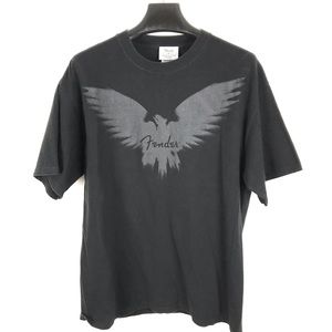 Black Large Fender Tee